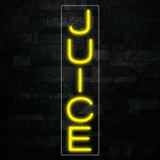Juice LED Neon Sign 6"L x 24"H #32423