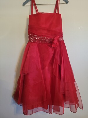 Girls Flower Dress Evening Dresses Wedding Birthday Party Formal Size 16 |  eBay