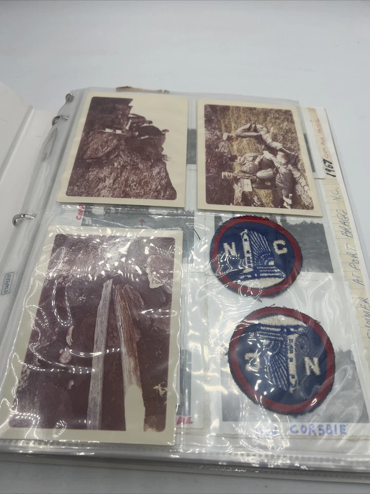 PATRULLA AÉREA CIVIL Álbum de recortes Fotos Parches de película Años 60 MILITAR NC CAP Anuncios Barpin Foto 3 de 4