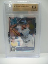 TEOSCAR HERNANDEZ 2017 Donruss Optic RR #62 BGS GEM MINT 9.5 RC Astros,Blue Jays
