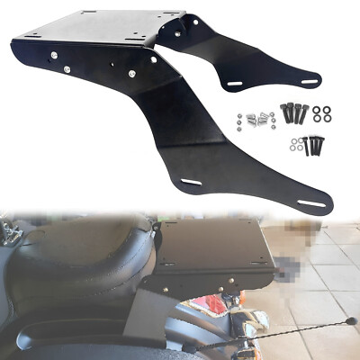 Matte Black Luggage rack Trunk Mount for Kawasaki Vulcan 1700 VN1700 Vaquero ABS