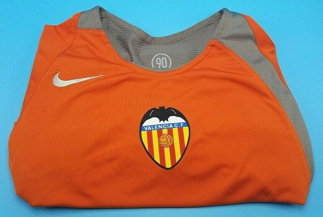 Nike Valencia CF Football Training Shirt Size: S Orange | eBay