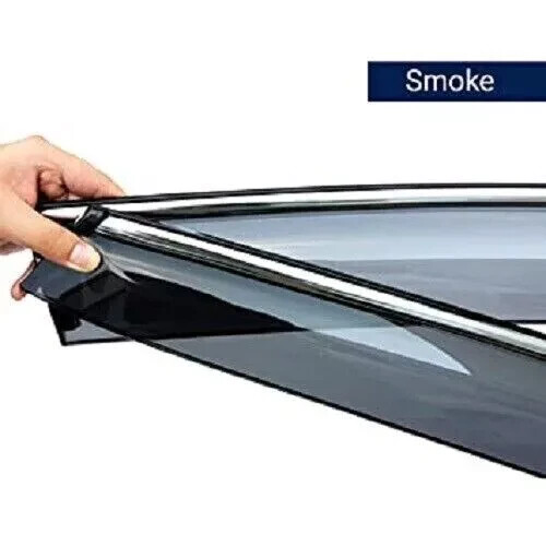 Car Wind Deflectors Rain Guard Door Visors for Ford Ecosport Model2017-21 OF 4PC - Picture 3 of 4