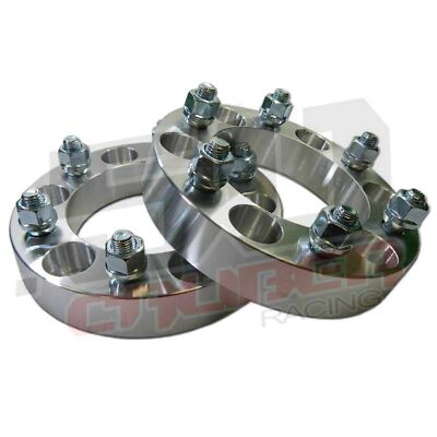 Pair of 5x5.5 139.7 Wheel Spacers 1.25'' Fits Willys CJ Scout Trailduster