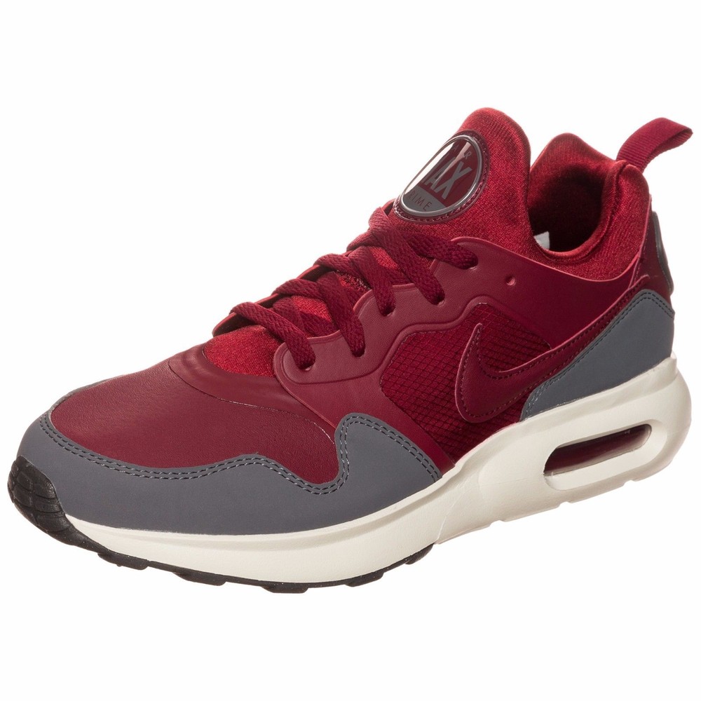 NIKE AIR MAX PRIME SL LOW TRAINING TRAINERS SPORT MEN SHOES RED/GREY SIZE 7 NEW