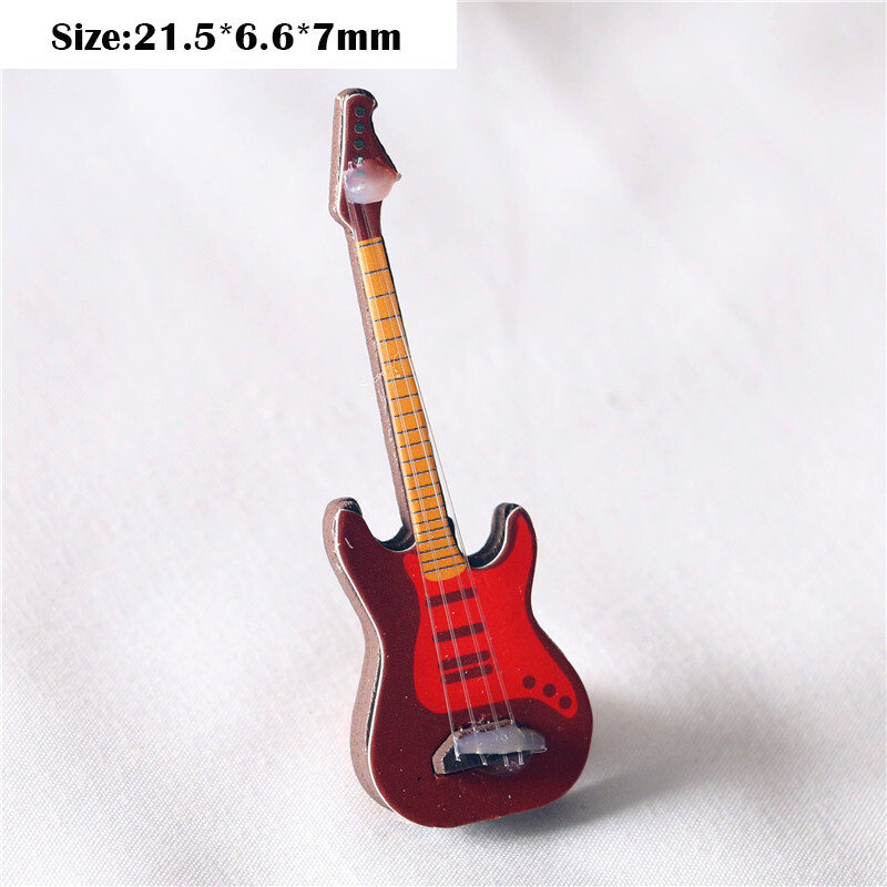 Set 3 Strumenti Musicali In Miniatura 1:12 – Chitarra E Violoncello Per Casa Delle Bambole