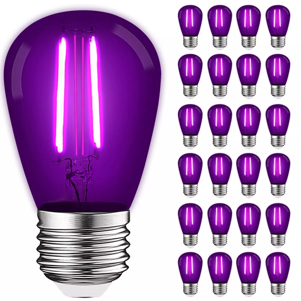 Purple led light bulbs deals