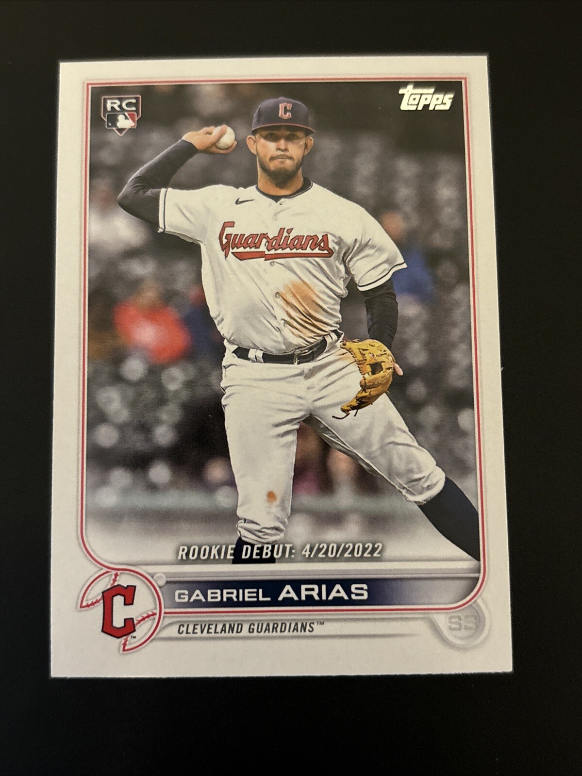 2022 Topps Update Series Gabriel Arias (RC) US321 Cleveland Guardians