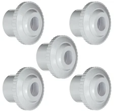 Hot Tub Basics | Spa Jet Return Nozzle 400-1420 400-1420D 5Pk 1.5" Insider White