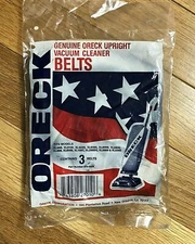 Oreck Pack of 3 Genuine Upright Vacuum Cleaner Belts Part #010-0804 NEW