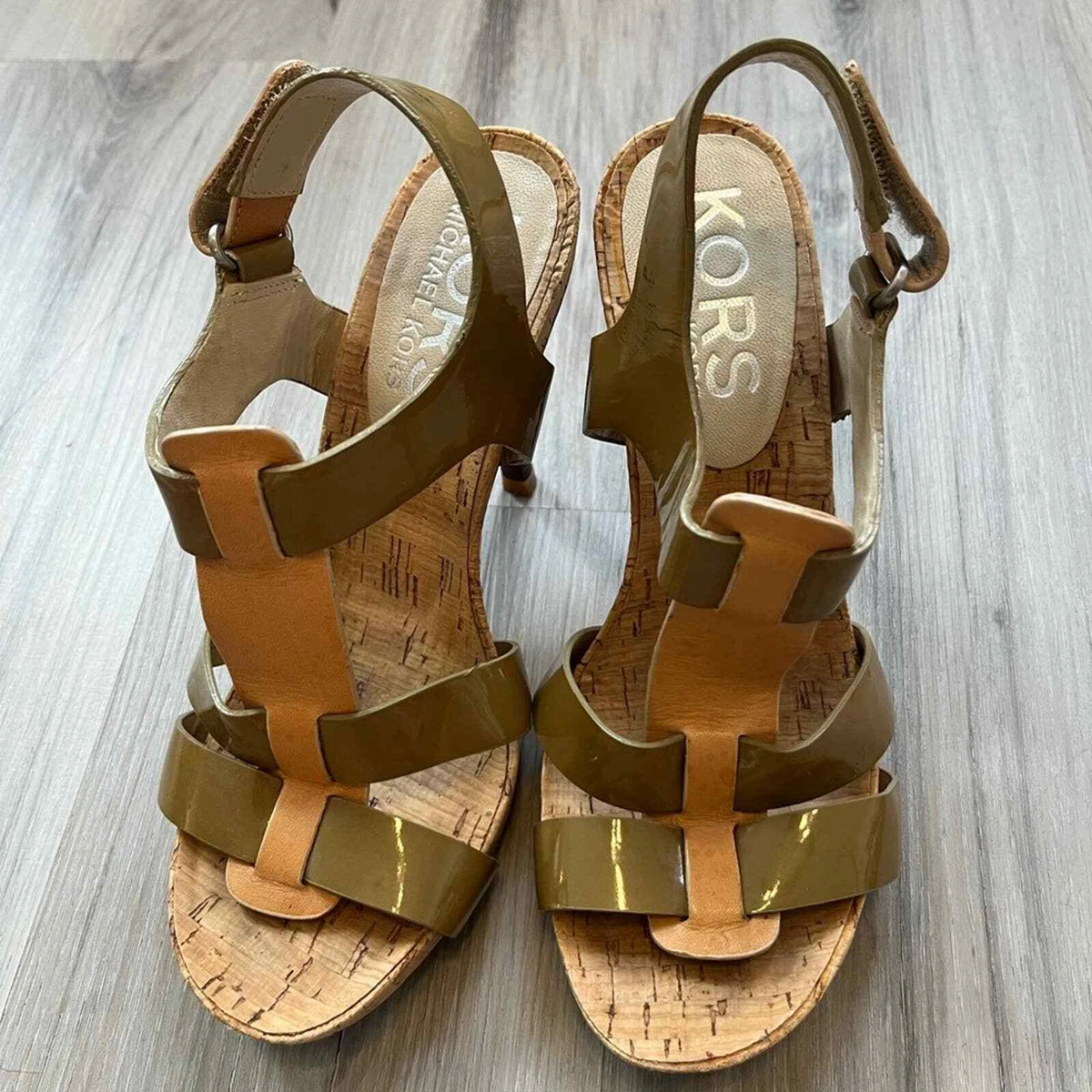 Michael kors deals cork heels