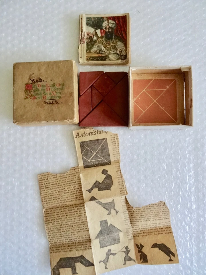 pUZZLE ANTIQUE VINTAGE RICHTER’S ANCHOR W/ BOOKLET & PATENT 1914 CARDS neocurio - Image 3 of 4