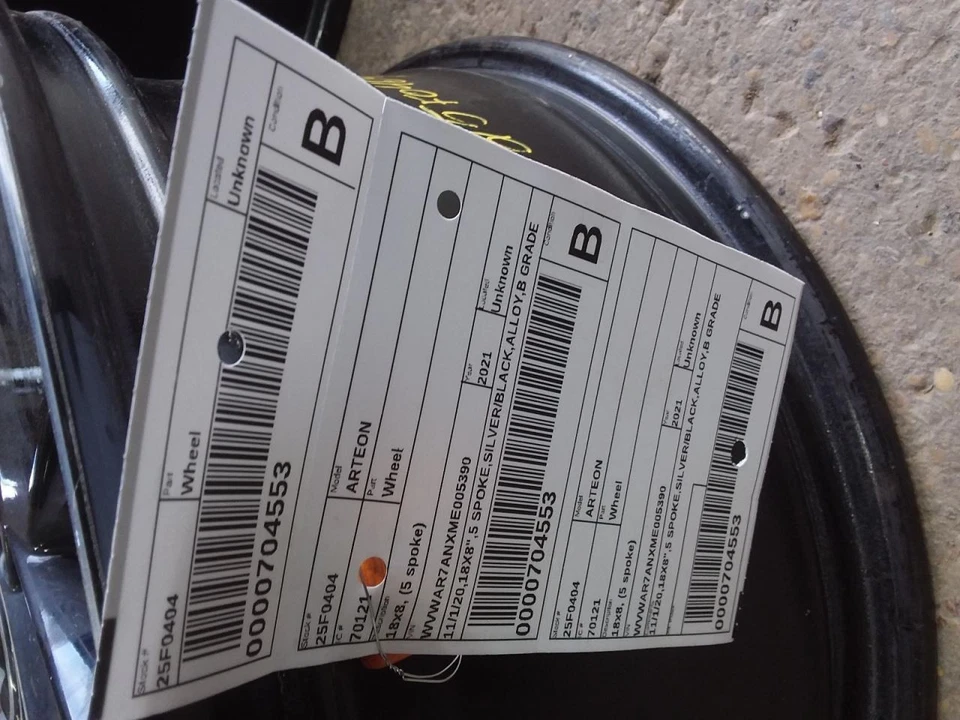 Wheel 18x8 5 Spoke Fits 21 ARTEON 2036677 - Image 3 of 3