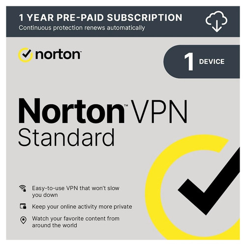 Norton Unlimited VPN 2026 1 dispositivo 1 anno PC Mac Android iOS (EMAIL) prezzo ebay
