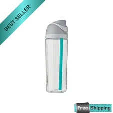 Owala FreeSip Clear Tritan Plastic Water Bottle with Straw