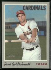 2019 Topps Heritage #8 Paul Goldschmidt 1970 Cloth Stickers