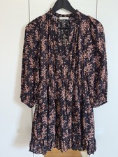 Ulla Johnson Purple Floral Brienne Mini Dress Size 2