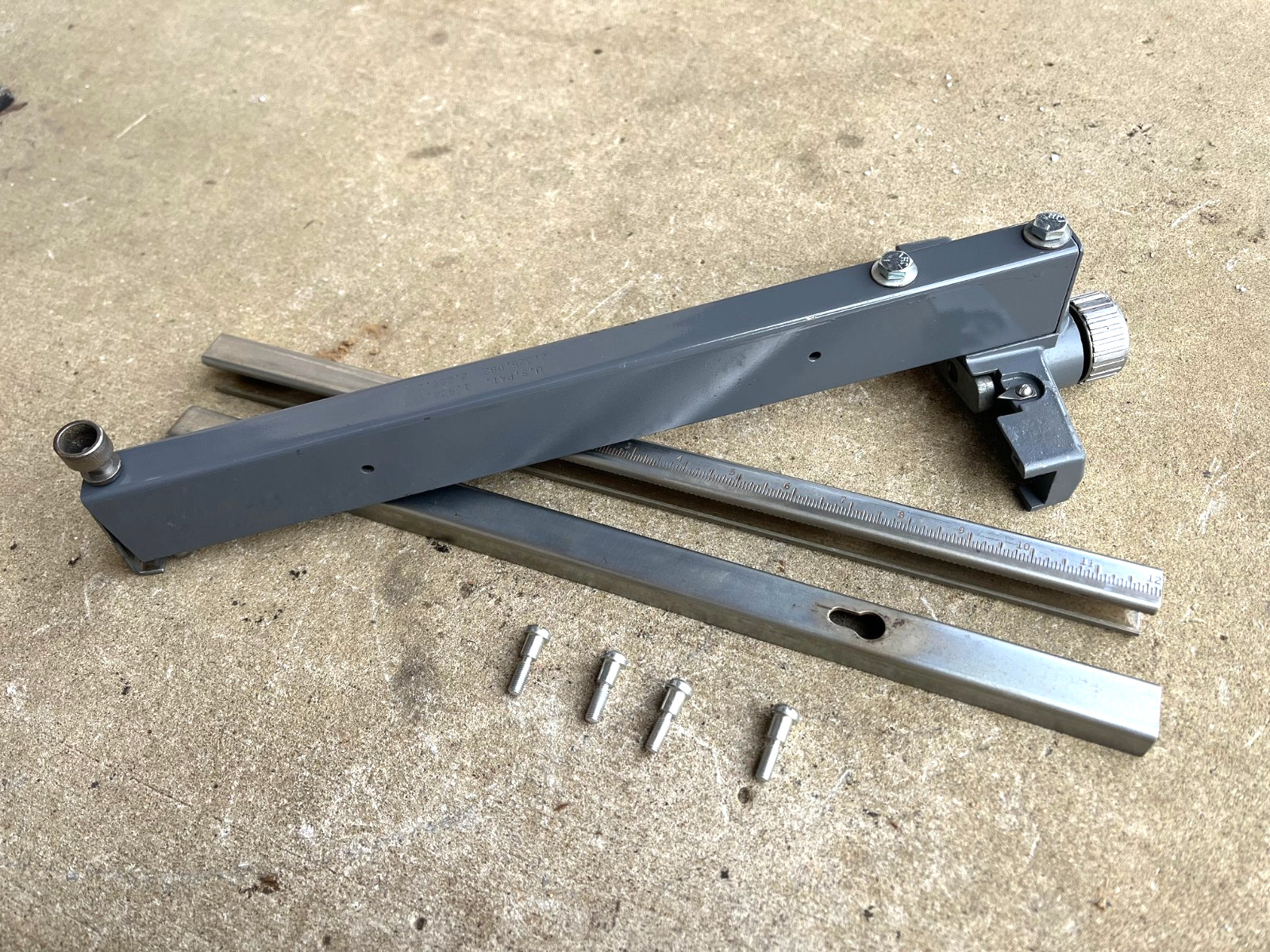 Rip Fence W/ Rails & Rail Bolts Excellent Condition