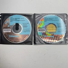 Microsoft Windows Server 2003 R2 Enterprise x64 DVD Disc 1 Disc 2 Set OEM