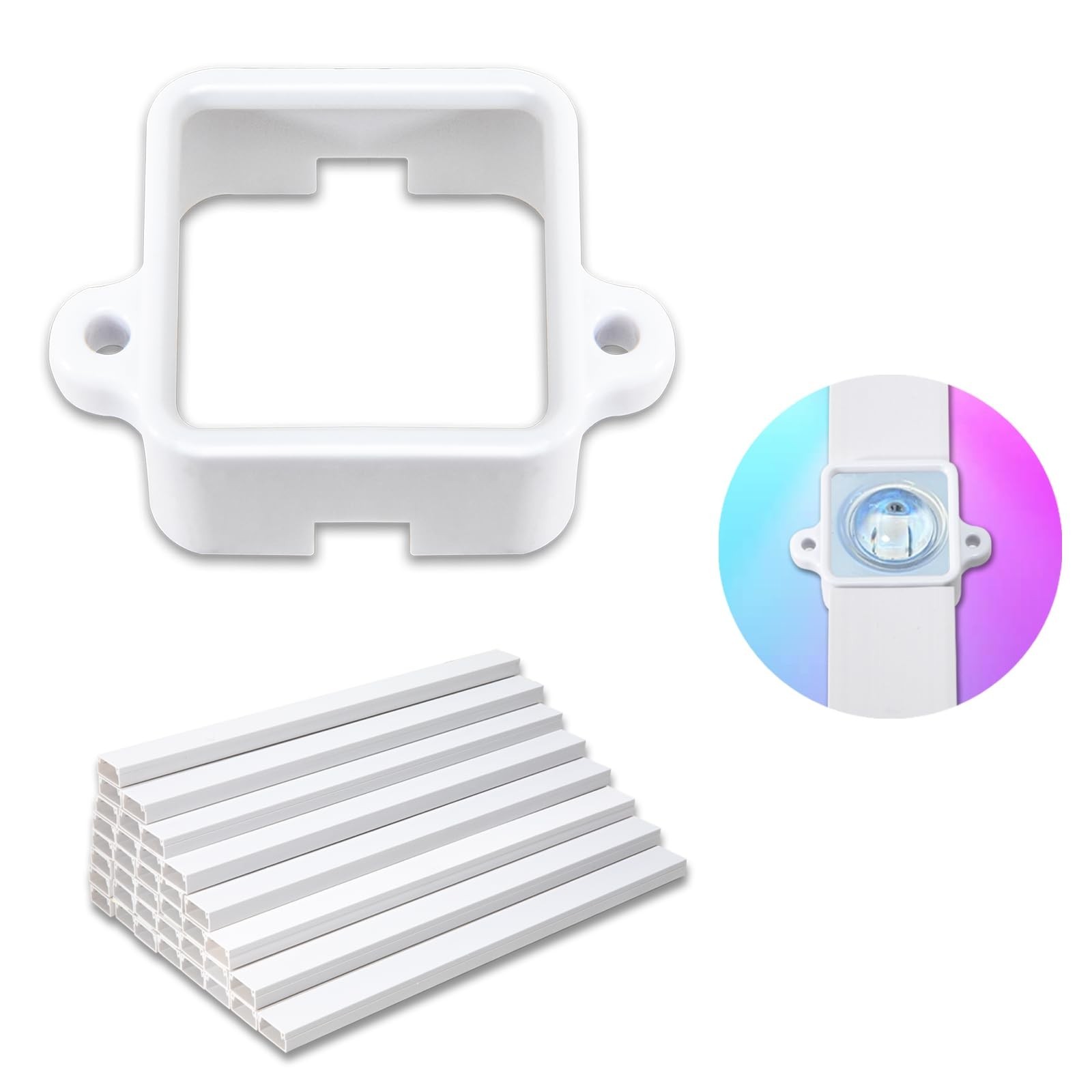 Light Clips for Govee Outdoor Lights H805, Mounting Brackets for Govee