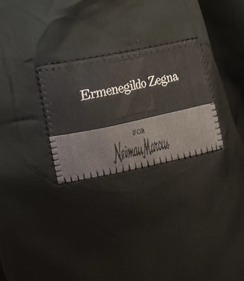 Новый Ermenegildo Zegna 1btn черный пик лацкан смокинг куртка 40 R Reg - Изображение 2 из 3