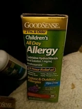 GoodSense All Day Allergy for Children, Cetirizine Hydrochloride Syrup
