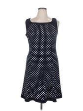 Chaps Women Blue Casual Dress XL