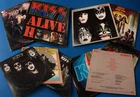KISS VINYL LOT 7 (alive I II/Love gun/s/t, hth/ dtk/dinasty)