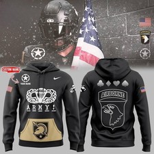 Army Black Kni ghts Airborne Limited Edition Custom Name Hoodie