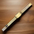 Vintage 1984 Seiko 6530 5470 Gold Tone Quartz Men’s Watch 491472 New Battery