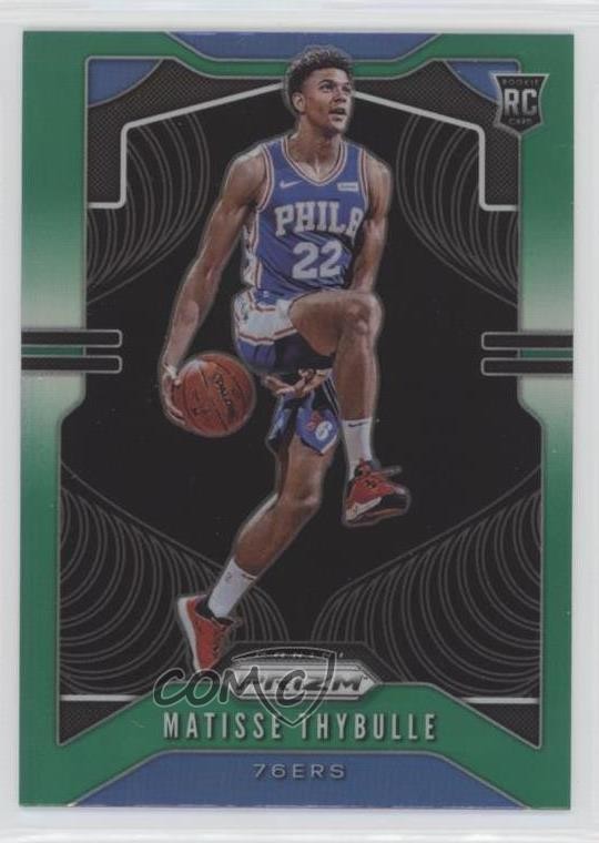 2019-20 Panini Prizm Rookie Green Prizm Matisse Thybulle #290 0us1