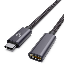 USB C Extension Cable 20Gbps/240W/3.3Ft , Faracent USB 3.2 Type C 3.1 Male to F