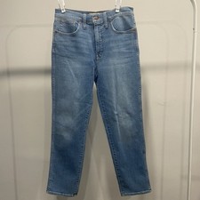 Madewell Stovepipe Blue Jeans Light Wash With...