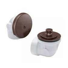 MOEN 90332ORB Bath Drain Kit 1-1/2 PVC Push-N-Lock Drain Assy RUBBED BRONZE
