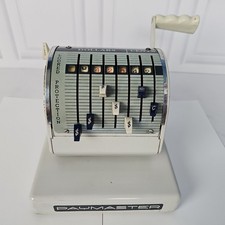 Paymaster X-900 Check Writer Protector Money Order Machine - NO KEY - Vintage