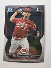 2023 Bowman Chrome 1st Cole Schoenwetter BDC 116 Reds