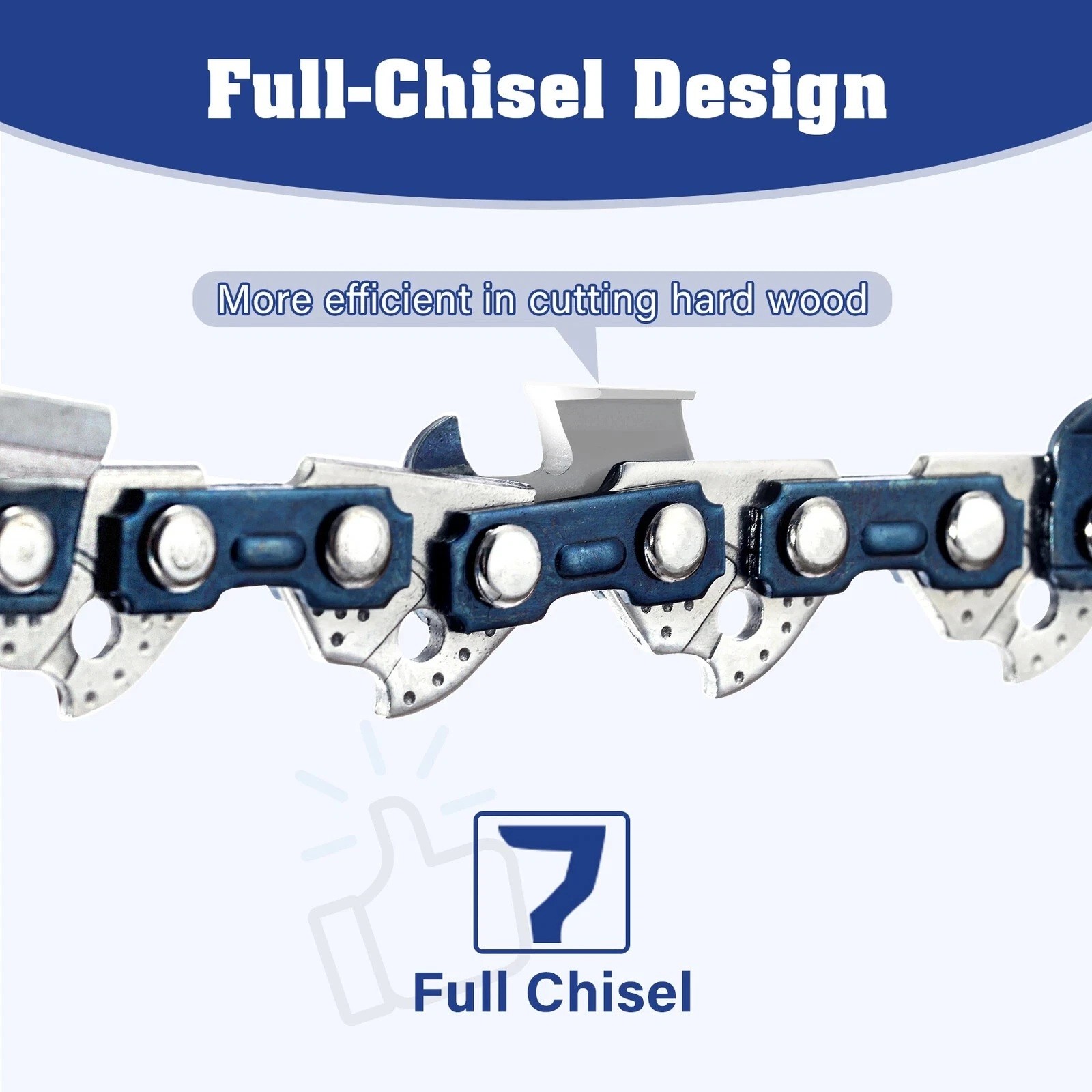 2 PCS Chainsaw Chain 12" 45DL 3/8" LP .050" for Echo CS-2511T CS-271T