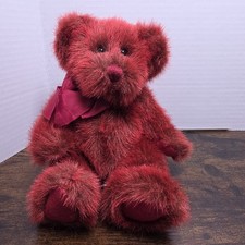 Russ Berrie Teddy Bear Red Plush LUV'UMS Stuffed Animal 8" Bears From The Past