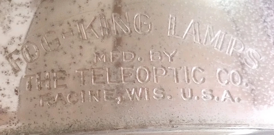 Lâmpada de neblina amarela vintage dos anos 1930 feixe selado 6 volts com suporte - Imagem 3 de 4