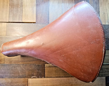 Vintage - Legnano Sella da Bici in Pelle Marrone ( molto vissuta )