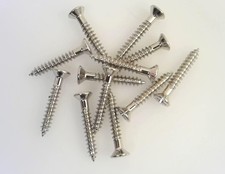True Custom Shop SHORT Nickel Humbucker Pickup Ring Mounting Screws for Gibson