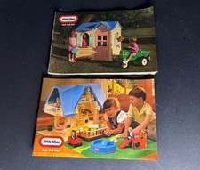 Lot of 2 Little Tikes Mini Catalogs 1980s Manual Toy Children RARE