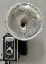 Vintage Kodak Duaflex III Camera With Flash For Parts Or Display Untested