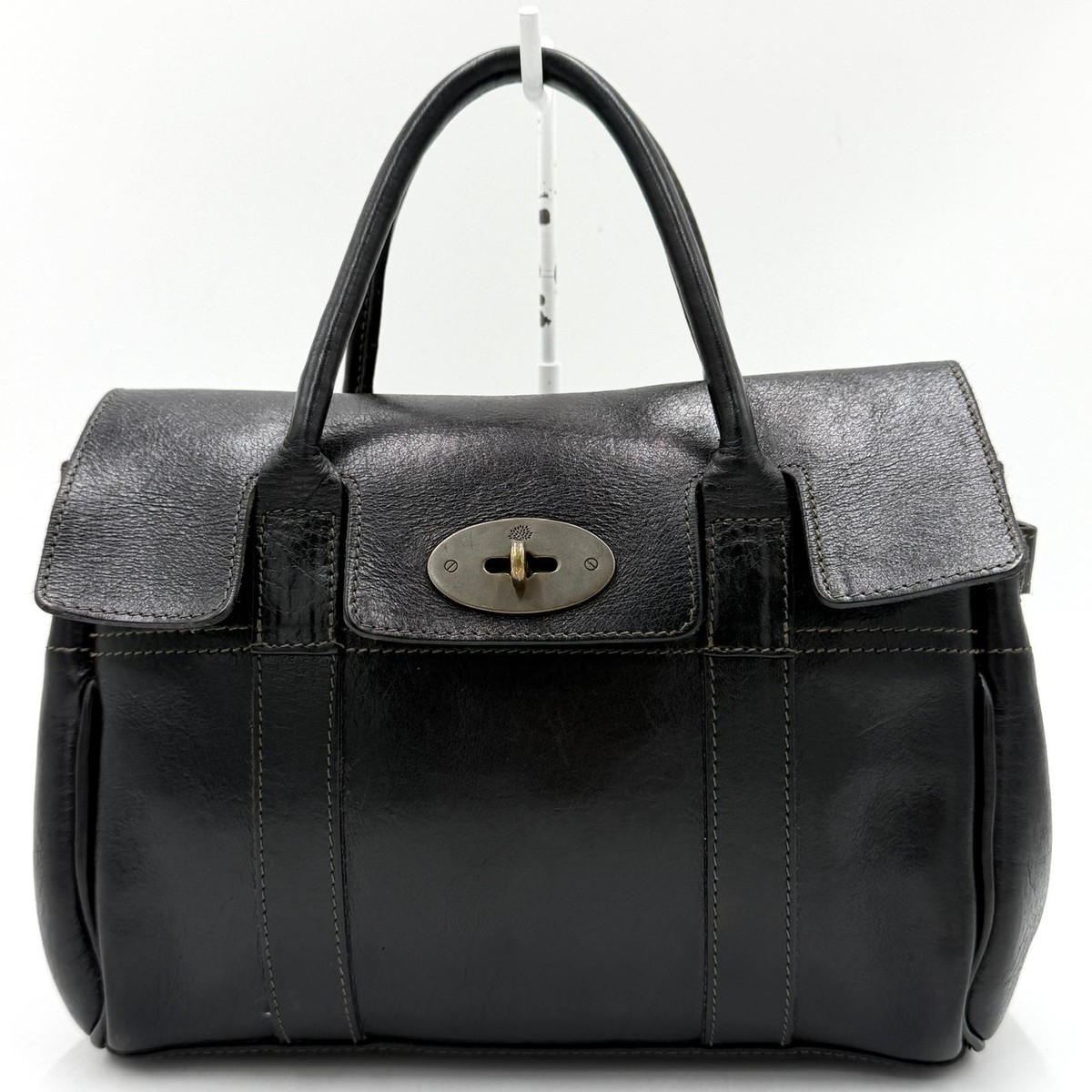 Mulberry Handbag Tote Bag Bayswater Vintage Turn Lock Leather
