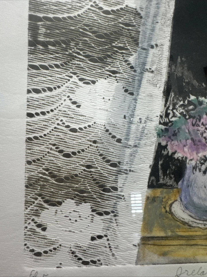 El grabado titulado "Irlanda" (1987) de Helen Frank Foto 4 de 4