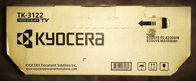 Genuine Kyocera Mita TK3122 Black Toner Cartridge ECOSYS FS-4200DN M3550idn