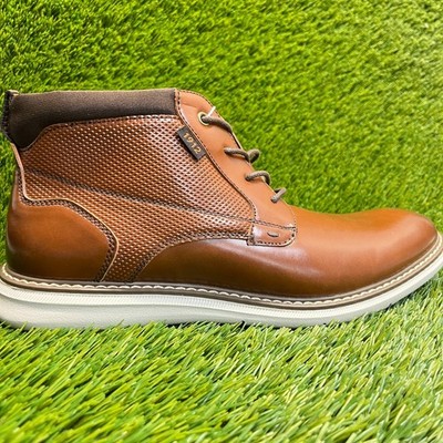 Nunn Bush Chase Mens Size 8 Brown Casual Plain Toe Chukka Dress Modern Boots