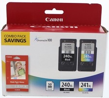Canon 240XL Black 241XL Color Ink Cartridges