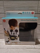 Disney Baby Bumkins Silicone First Feeding Set Mickey Mouse