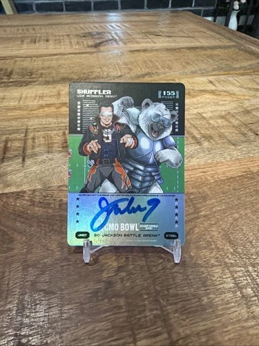 2026 Bo Jackson Battle Arena Tecmo Bowl - Jim McMahon STEEL AUTOGRAPH